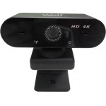 Well Usb Webcam HD4� w/Microphone 2160P 4K01BK-WL