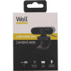 Well Usb Webcam HD4� w/Microphone 2160P 4K01BK-WL