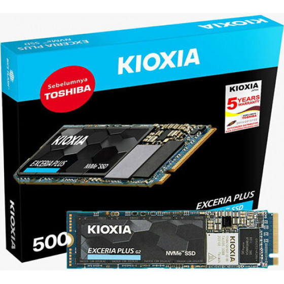 Kioxia Internal Ssd Exceria Plus Gen2 Nvme M.2 2280 500GB - (LRD20Z500GG8)