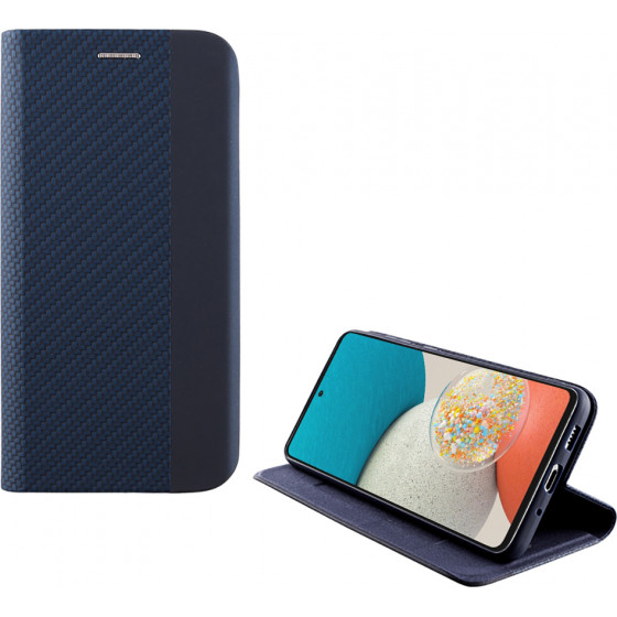 Idol 1991 ���� Samsung A53 5G A536 6.5'' Elite ANTI-Rfid Book Stand BLUE - (5205308306747)