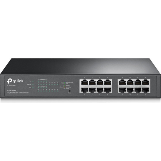 TP-Link Easy Smart Switch 16-Port Gigabit, PoE+, Ver. 3.0 - (TL-SG1016PE)