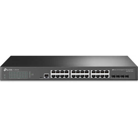 TP-Link L2+ Managed Switch 24-Port Gigabit, 4x SFP, Ver. 2.0 - (TL-SG3428)