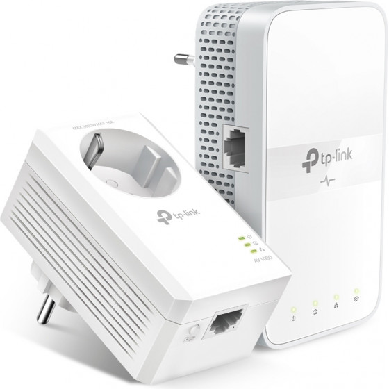 TP-Link Powerline Ac Wi-Fi Kit TL-WPA7617, AV1000 Gigabit, Ver. 1.0 - (TL-WPA7617-KIT)