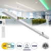 GloboStar Luca �������� ������� ��������� Linear Led Cct 54W 6500lm 120� Ac 220-240V �121.5 x �5 x �4cm - �������� �������� ���� ���������������� All In One ����� 6000k+������ 4500k+����� 2700k Dimmable - ����� - 3 Years Warranty - (61033)