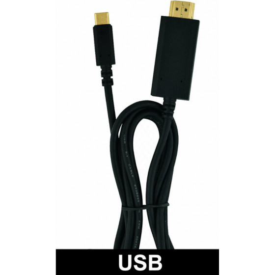 Heitech K������ Usb Type-C �� 4� Hdmi �������� 1.8 m - (09001491)