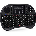 RIITEK �������� ������������ Mini i8+ �� touchpad, 2.4GHz, ����� - (RT-MWK08P-BK)