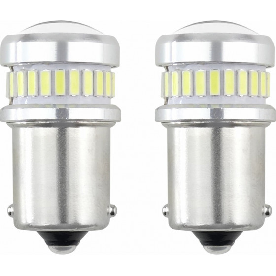 Amio R5W/R10W 12/24V BA15s 24 6xSMD3030 CAN-BUS ��������� (����������/���������) LED ���� - 2���. - (02448)