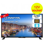 Manta 24 '' Hd DVB-T2 Hevc / H.265 TV, 12V Socket - (24LHN122T)