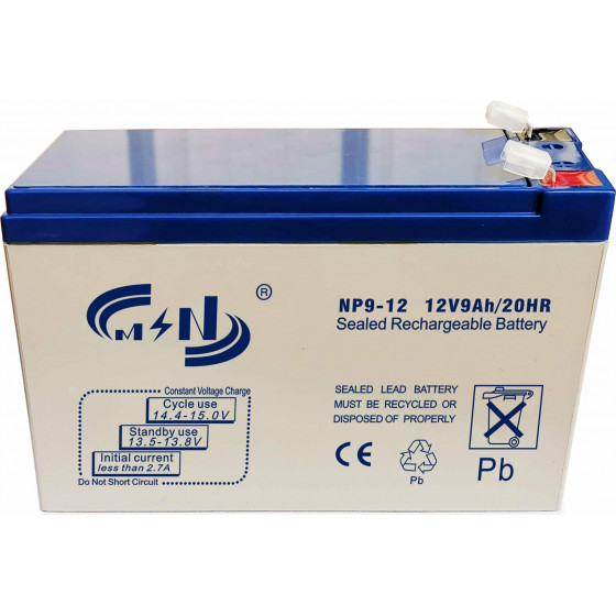 MsN �������� �������� �������� ����� 12V 9Ah Ups F2 (6.4mm) - (BAT1209)