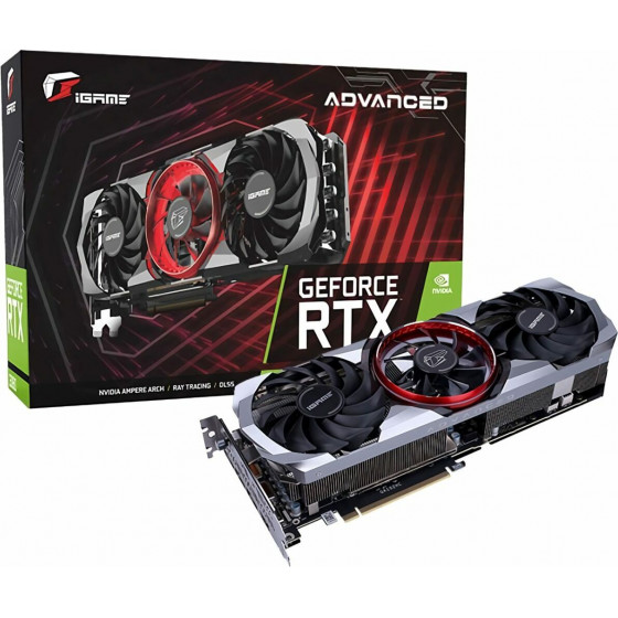Igame Colorful Geforce Rtx 3080 Advanced Oc 10G LHR-V - 10 Gb GDDR6X - DP+Hdmi Gaming Gpu - (212326115837)