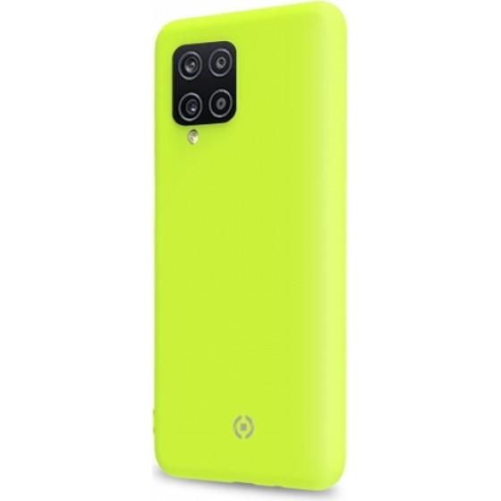 Celly Cromo Fluo Samsung A12 / M12 Yellow Backcover - (CROMO945YL)