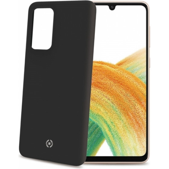 Celly Cromo Fluo Samsung A33 5G Black Backcover - (CROMO989BK)