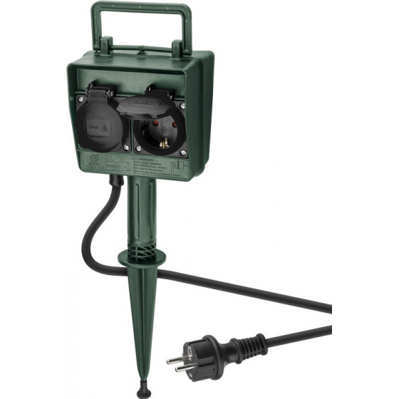 Goobay ���������� �������� ����� 4x Schuko 16A, IP44 2m, �������� - (55943)