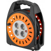 Goobay ���������� 4x schuko, 16A, 25m, ����� - (71355)