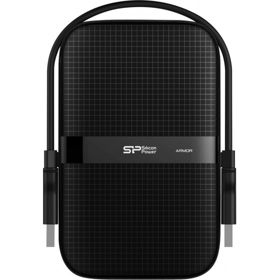 Silicon Power ���������� Hdd Armor A60, 4TB, Usb 3.2, ������ - (SP040TBPHDA60S3A)