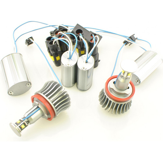 M-Tech �������� ��� Angel Bmw 12V 2x20W Cree ����� ��� E60/E82/E92/E93/E84/E70/E71/E89 - (LMH820W)