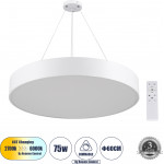 GloboStar Burton 61203-P �������� ���������� ������ Led Cct 75W 8625lm 120� Ac 220-240V - �������� �������� ���� ���������������� All In One ����� 6000k+������ 4500k+����� 2700k Dimmable �60cm - ����� - 3 Years Warranty - (61203)