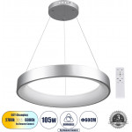 GloboStar Salem �������� ���������� ������ ���������-������ Led Cct 105W 12075lm 120� Ac 220-240V - �������� �������� ���� ���������������� All In One ����� 6000k+������ 4500k+����� 2700k Dimmable �60cm - ����� - 3 Years Warranty - (61246)