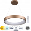 GloboStar Salem �������� ���������� ������ ���������-������ Led Cct 105W 12075lm 120�Ac 220-240V - �������� �������� ���� ���������������� AIO ����� 6000k+������ 4500k+����� 2700k Dimmable �60cm - ���� ������� - 3 Years Warranty - (61248)