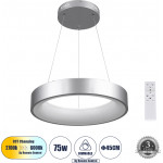 GloboStar Salem �������� ���������� ������ ���������-������ Led Cct 75W 8625lm 120� Ac 220-240V - �������� �������� ���� ���������������� All In One ����� 6000k+������ 4500k+����� 2700k Dimmable �45cm - ����� - 3 Years Warranty - (61242)