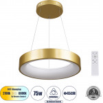 GloboStar Salem �������� ���������� ������ ���������-������ Led Cct 75W 8625lm 120� Ac 220-240V - �������� �������� ���� ���������������� All In One ����� 6000k+������ 4500k+����� 2700k Dimmable �45cm - ����� ��������� - 3 Years - (61243)