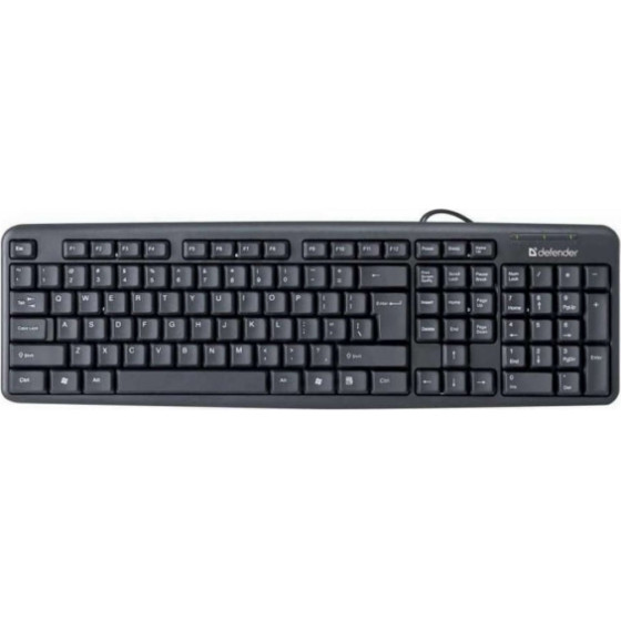 Defender HB-520 Wired Element Keyboard Black - (45516)