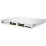 Cisco Network Switch Managed L2/L3 Gigabit Ethernet (10/100/1000) Silver - (CBS350-24P-4G-EU)