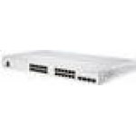 Cisco Network Switch Managed L2/L3 Gigabit Ethernet (10/100/1000) Silver - (CBS350-24T-4G-EU)