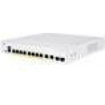 Cisco Network Switch Managed L2/L3 Gigabit Ethernet (10/100/1000) Silver - (CBS350-8P-2G-EU)