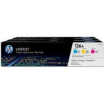 HP 126A Original Cyan,Magenta,Yellow Multipack 3 pc(s) - (CF341A)