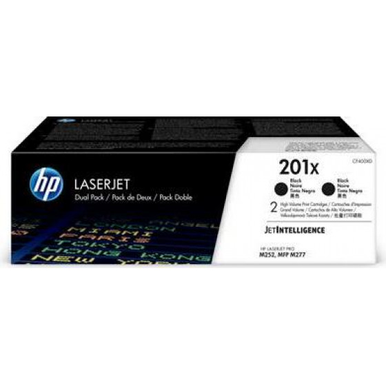 HP 201X Original Black 2 pc(s) - (CF400XD)