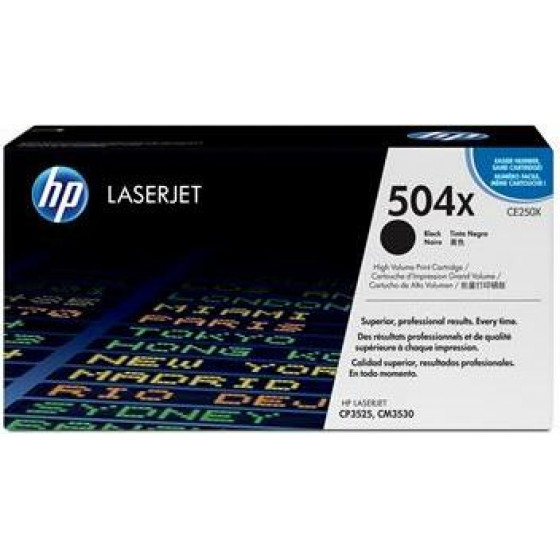 HP 504X Original Black 1 pc(s) - (CE250X)
