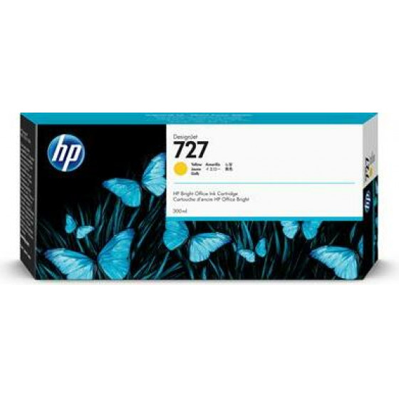 HP 727 Original Yellow - (F9J78A)