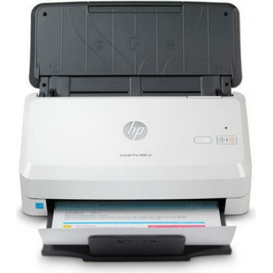 HP Scanjet Pro 2000 s2 600 x 600 Dpi Sheet-Fed Scanner Black, White A4 - (6FW06A)