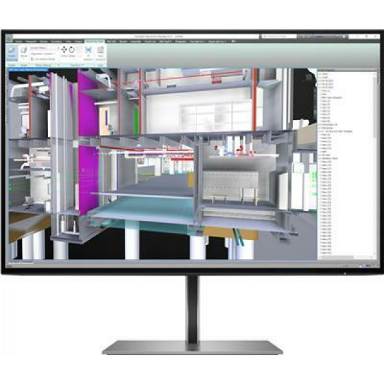 HP Z24u G3 Wuxga USB-C Display Ips 16:10 Wuxga (1920 x 1200) 350 Nit 1000:1 5ms RJ-45 Hdmi Usb Type-C USB-A Displayport 3y - (1C4Z6AA)