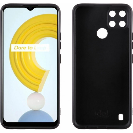 Idol 1991 ���� Realme C21Y/C25Y 6.5'' Velvet Tpu 4 Side Full Camera Protection BLACK - (5205308311833)