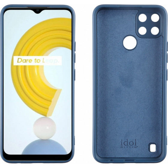 Idol 1991 ���� Realme C21Y/C25Y 6.5'' Velvet Tpu 4 Side Full Camera Protection BLUE - (5205308311840)