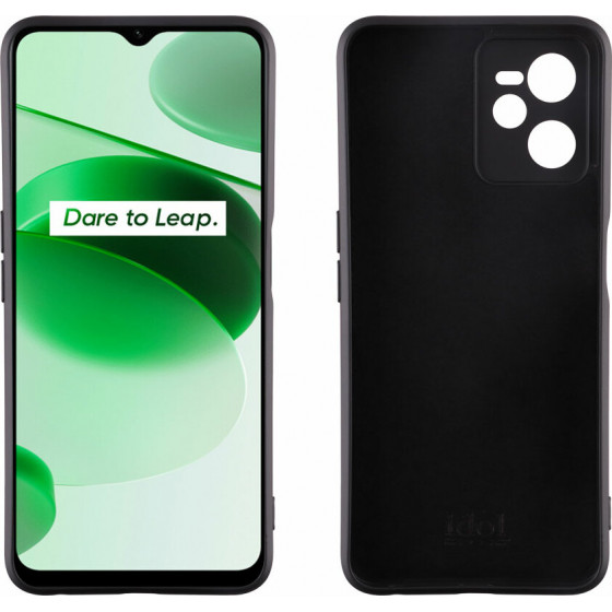 Idol 1991 ���� Realme C35 6.6'' Velvet Tpu 4 Side Full Camera Protection BLACK - (5205308311895)