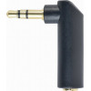 Cablexpert 3.5MM Stereo Audio Right Angle Adapter 90� - (A-3.5M-3.5FL)