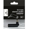 Cablexpert 3.5MM Stereo Audio Right Angle Adapter 90� - (A-3.5M-3.5FL)