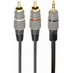 Cablexpert 3,5MM Stereo Plug To 2*Rca Plugs 1,5M Cable GOLD-Platd Connectors - (CCA-352-1.5M)