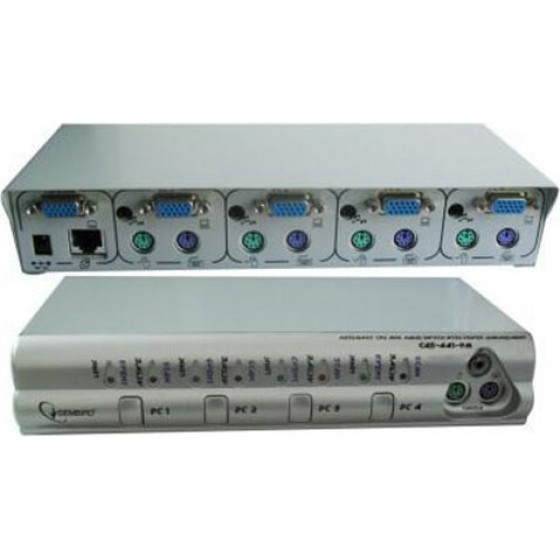 Gembird Automatic Cpu And Audio Switch With The PC's Power Management 4PCs - (CAS-441-PM)