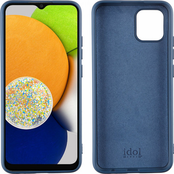 Idol 1991 ���� Samsung A03 A035 6.5'' Velvet Tpu 4 Side BLUE - (5205308311932)