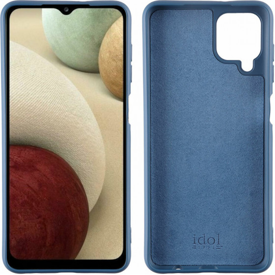 Idol 1991 ���� Samsung A12 A125/A12 Nacho A127 6.5'' Velvet Tpu 4 Side BLUE - (5205308311963)