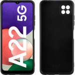 Idol 1991 ���� Samsung A22 5G A226 6.6'' Velvet Tpu 4 Side Full Camera Protection BLACK - (5205308312014)