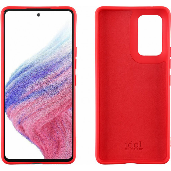 Idol 1991 ���� Samsung A53 5G A536 6.5'' Velvet Tpu 4 Side RED - (5205308312052)