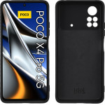 Idol 1991 ���� Xiaomi Poco X4 Pro 5G 6.67'' Velvet Tpu 4 Side Full Camera Protection BLACK - (5205308312281)