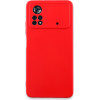 Idol 1991 ���� Xiaomi Poco X4 Pro 5G 6.67'' Velvet Tpu 4 Side Full Camera Protection RED - (5205308312304)