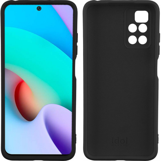 Idol 1991 ���� Xiaomi Redmi 10/Redmi 10 2022 6.5'' Velvet Tpu 4 Side Full Camera Protection BLACK - (5205308312311)