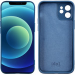 Idol 1991 ���� Iphone 12 6.1'' Velvet Tpu 4 Side Full Camera Protection BLUE - (5205308311253)